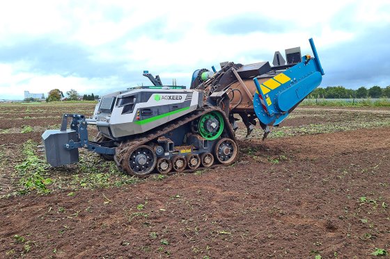 AgXeed robot tractor test drive: first impression